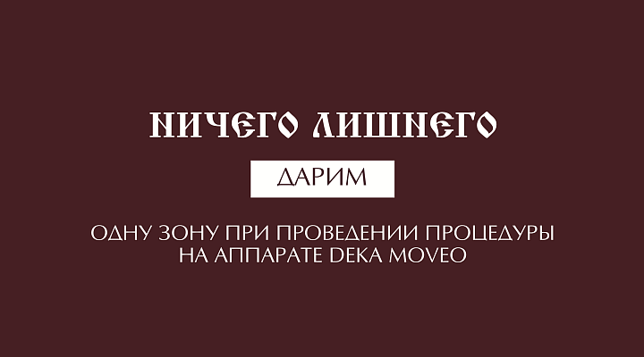 НИЧЕГО ЛИШНЕГО